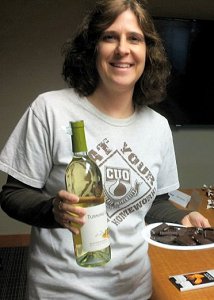 Bryn with Chocolate and Wine